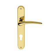 Pin-up Door Lever Handle on Plate in Sa
